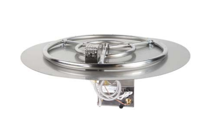 Grand Canyon Gas Logs Outdoor Fire Pit Round Flat Stack Kit